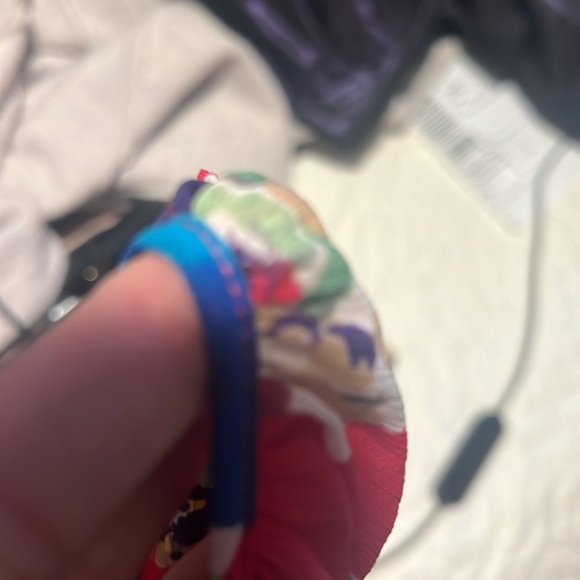 Petite Floral Crinkle Georgette Long Sleeve Dress - Picture 6 of 6